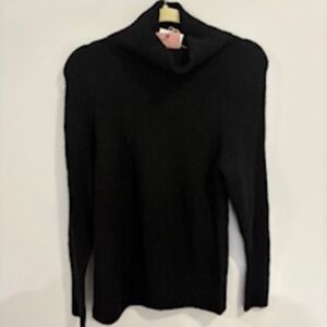 NWT Quince Baby Alpaca-Wool Turtleneck Black Size Small
